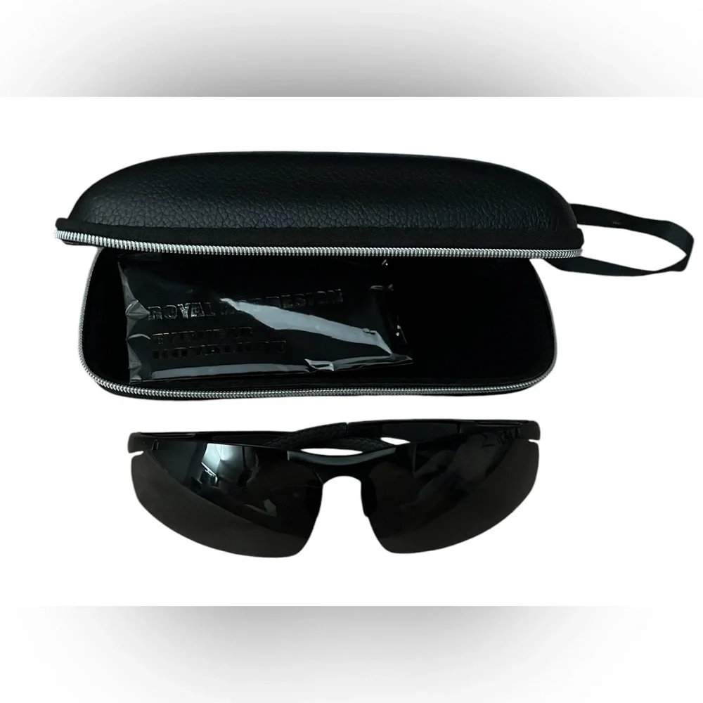 Hostess Pick x 3 🥳💥 Men's New Black Sunglasses with Case